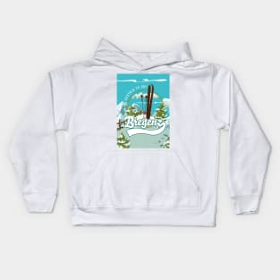 Bregenz Austria Ski logo Poster Kids Hoodie